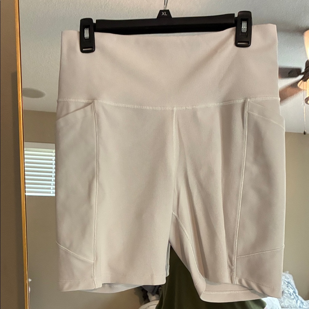 CALIA by Carrie Underwood Women's White Bike Shorts